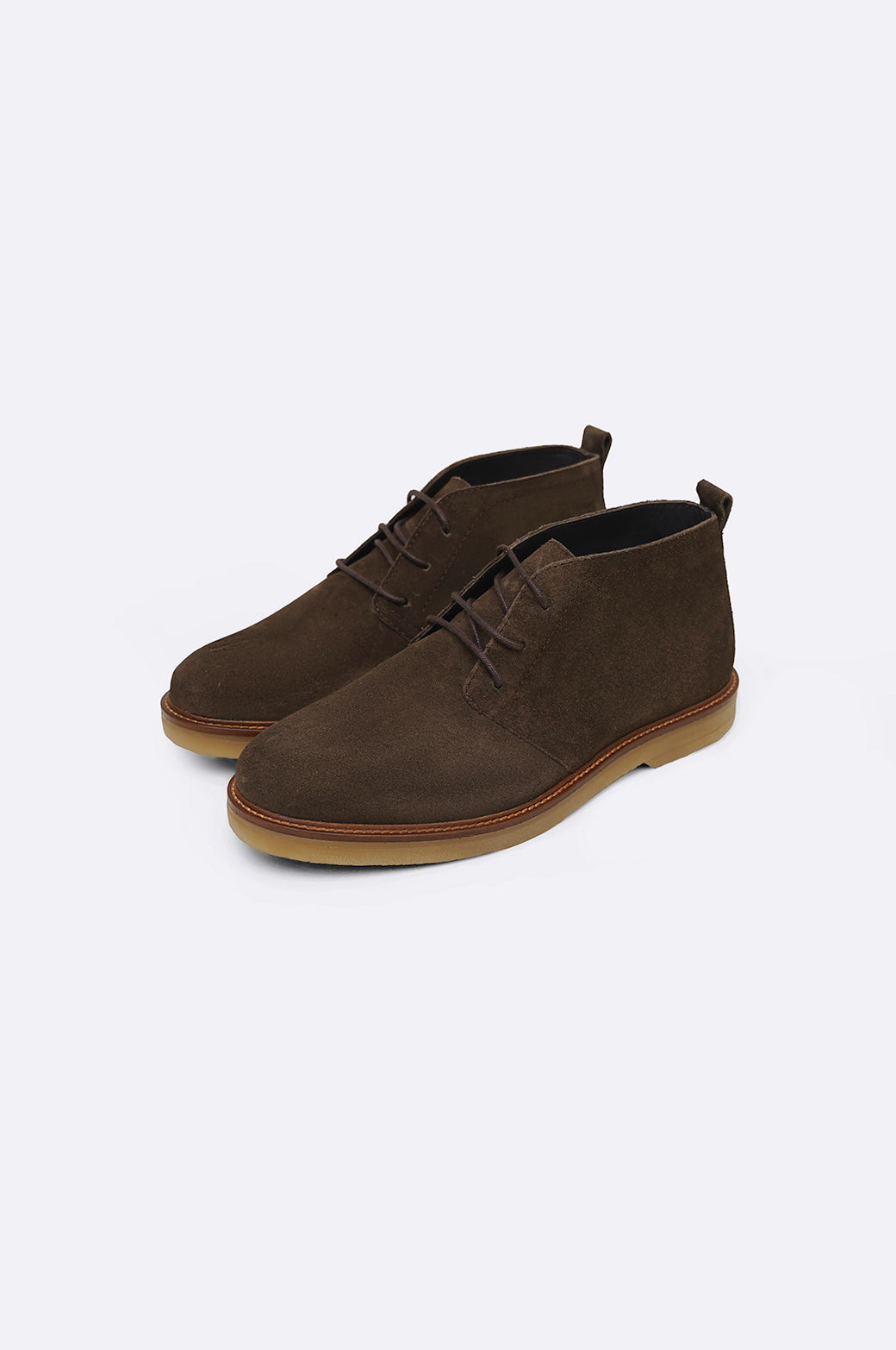 DARK BROWN SUEDE CHUKKA BOOTS