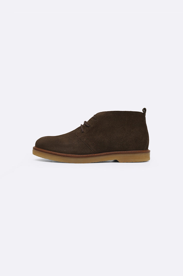 DARK BROWN SUEDE CHUKKA BOOTS