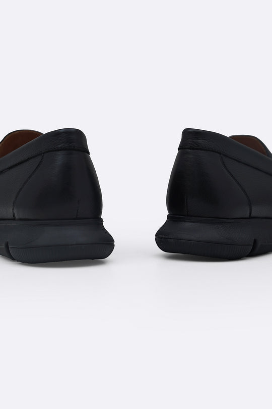 AIR-SOLE LEATHER LOAFERS