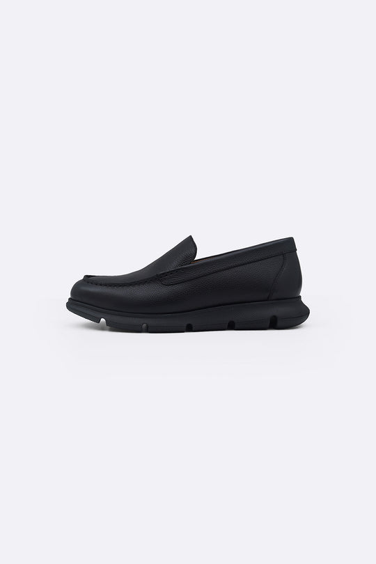 AIR-SOLE LEATHER LOAFERS