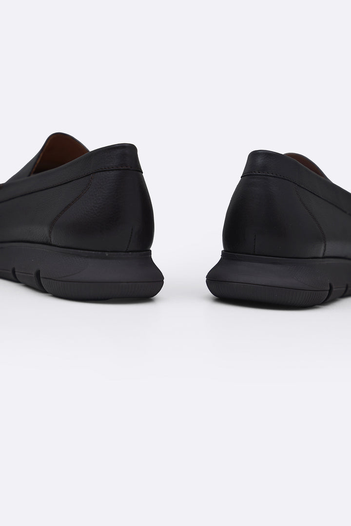 AIR-SOLE LEATHER LOAFERS