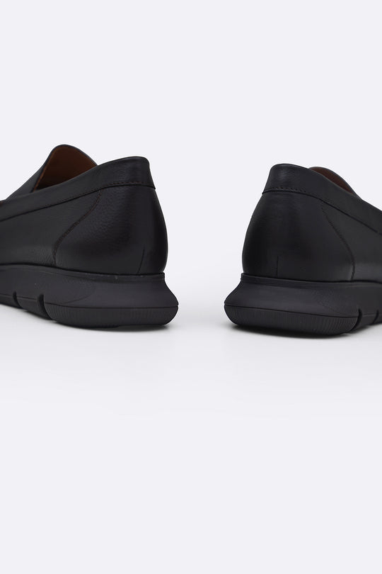 AIR-SOLE LEATHER LOAFERS