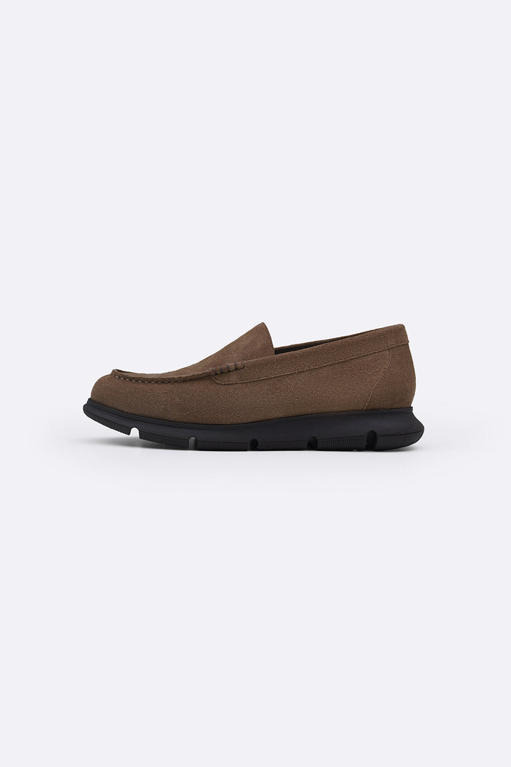AIR-SOLE SUEDE LOAFERS