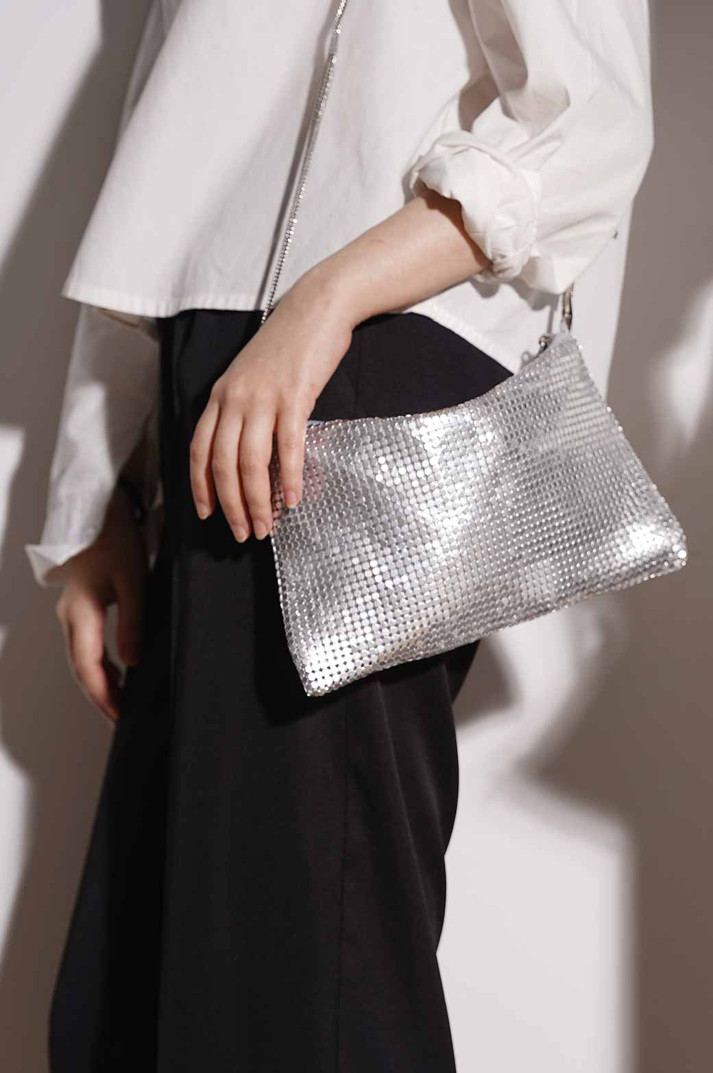 SILVER ARYA PARTY BAG