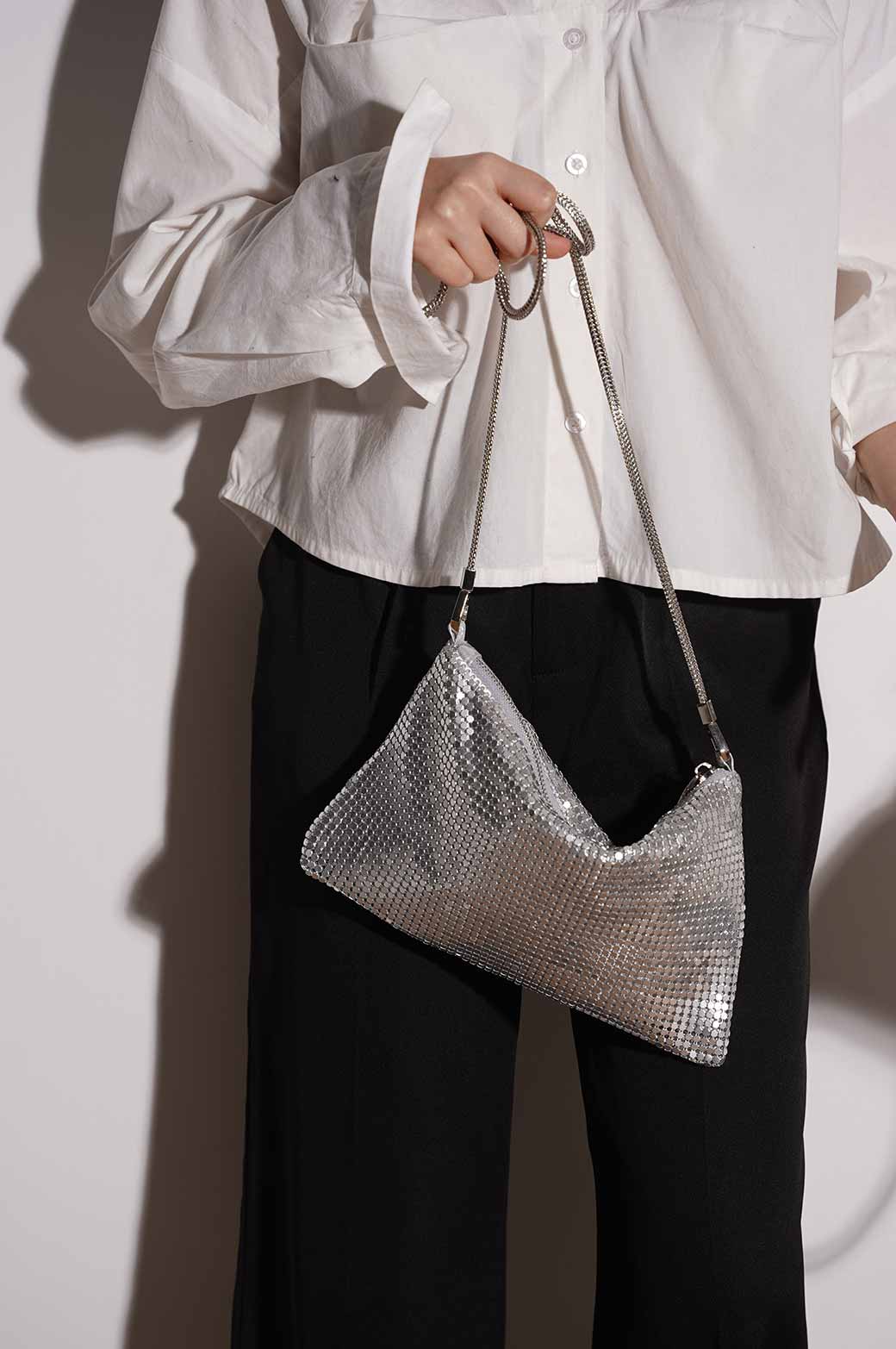SILVER ARYA PARTY BAG