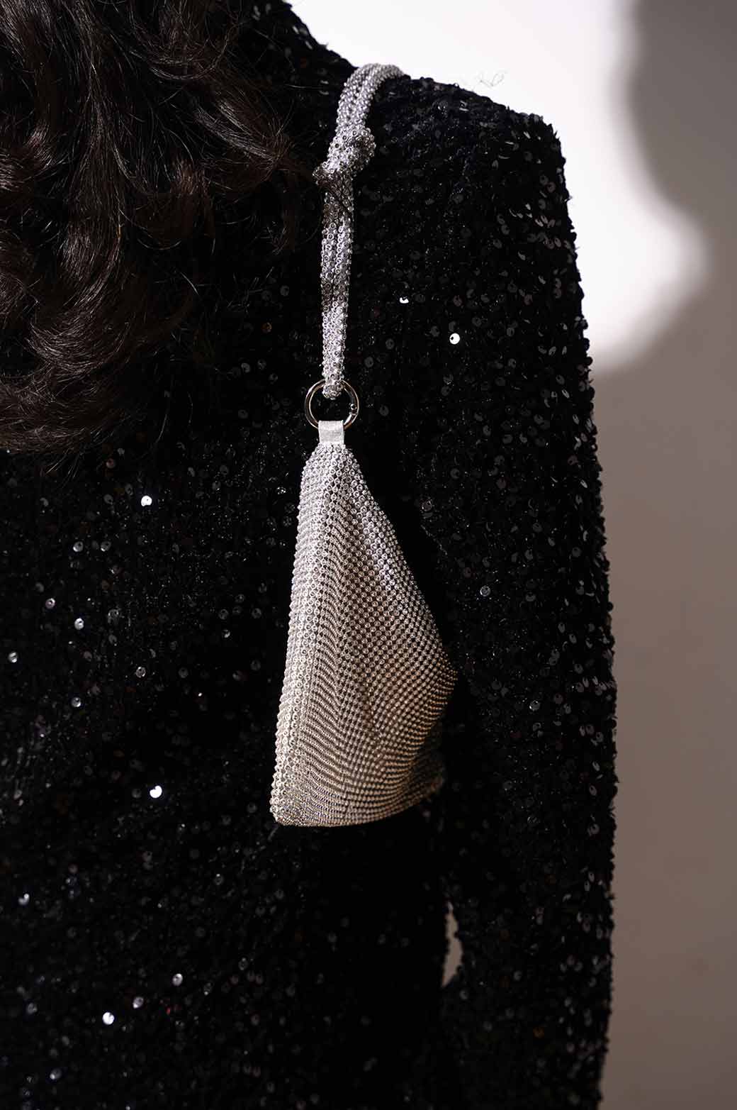 SILVER SUNDOWNER SHOULDER BAG