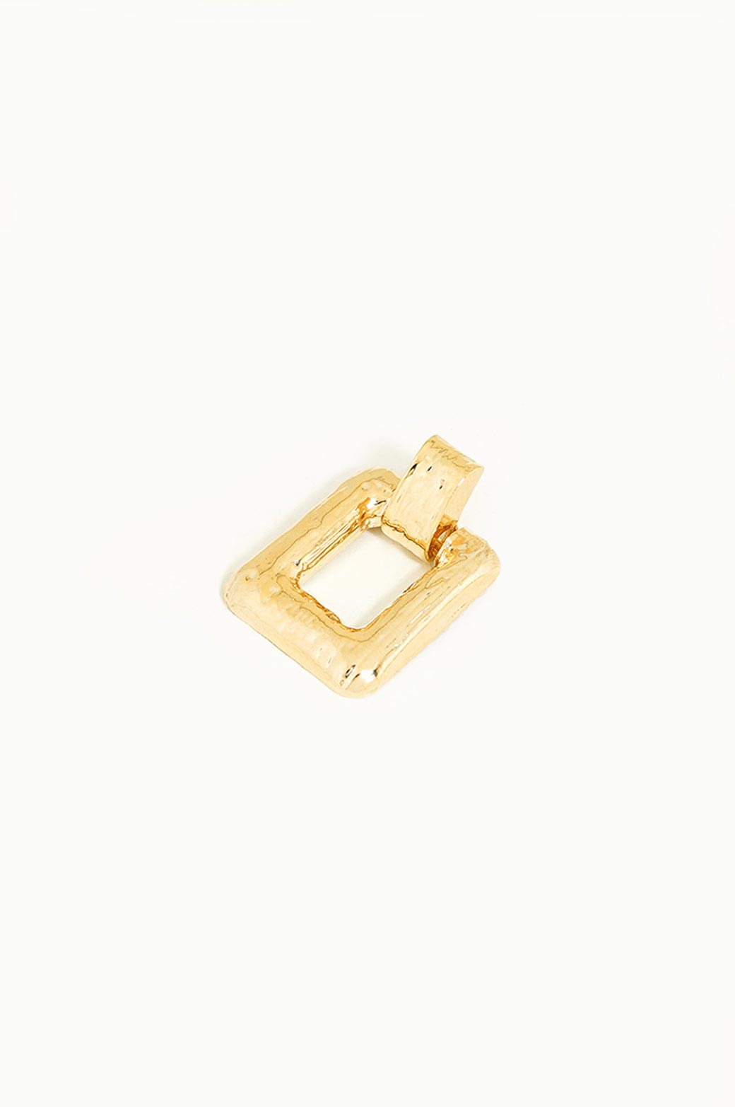 GOLD SQUARE EARRING