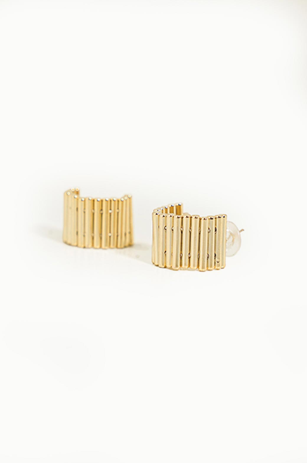 GOLD METALLIC CHUNKY HOOP