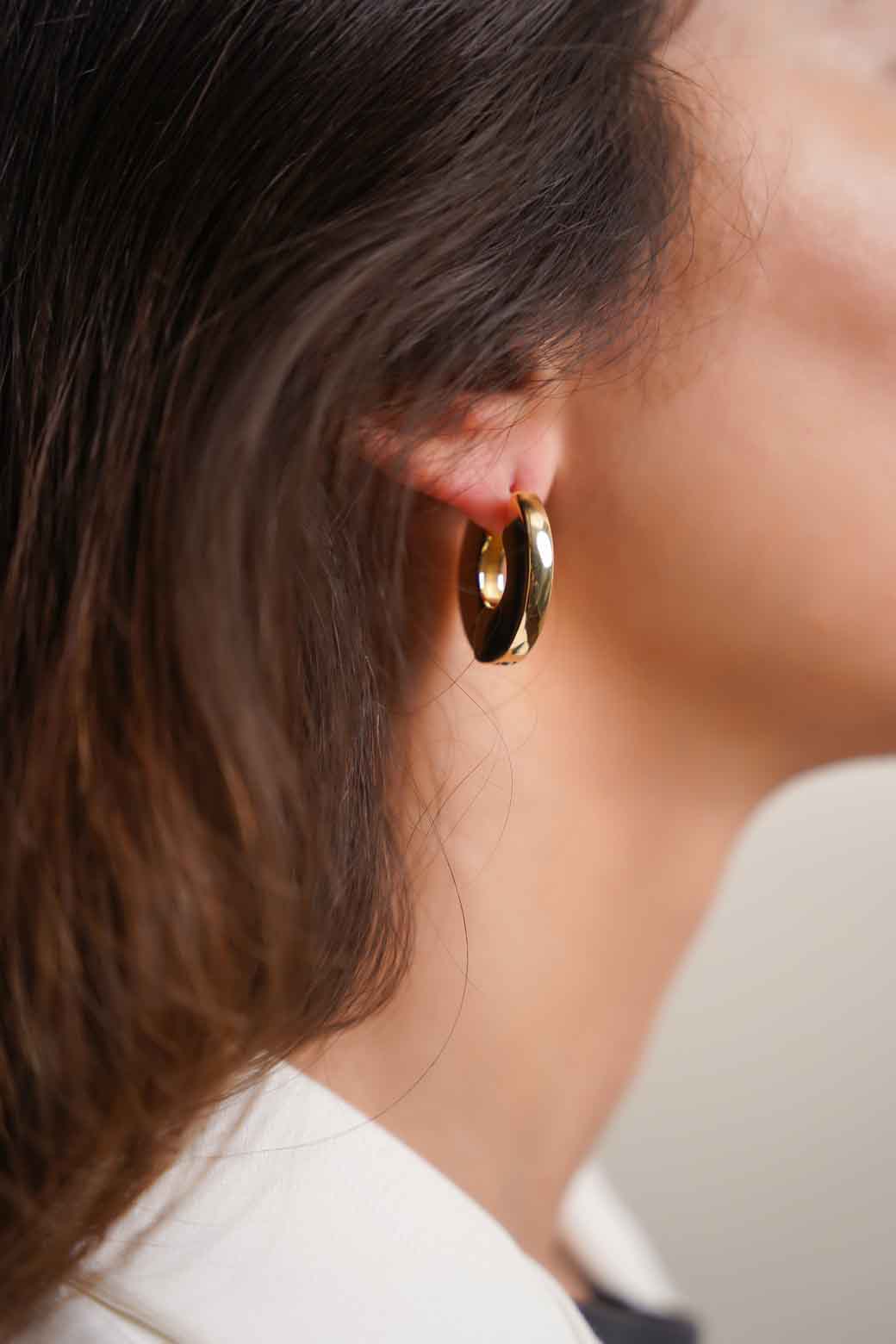 GOLD HINGED EARRINGS