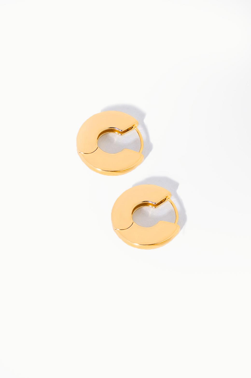 GOLD HINGED EARRINGS