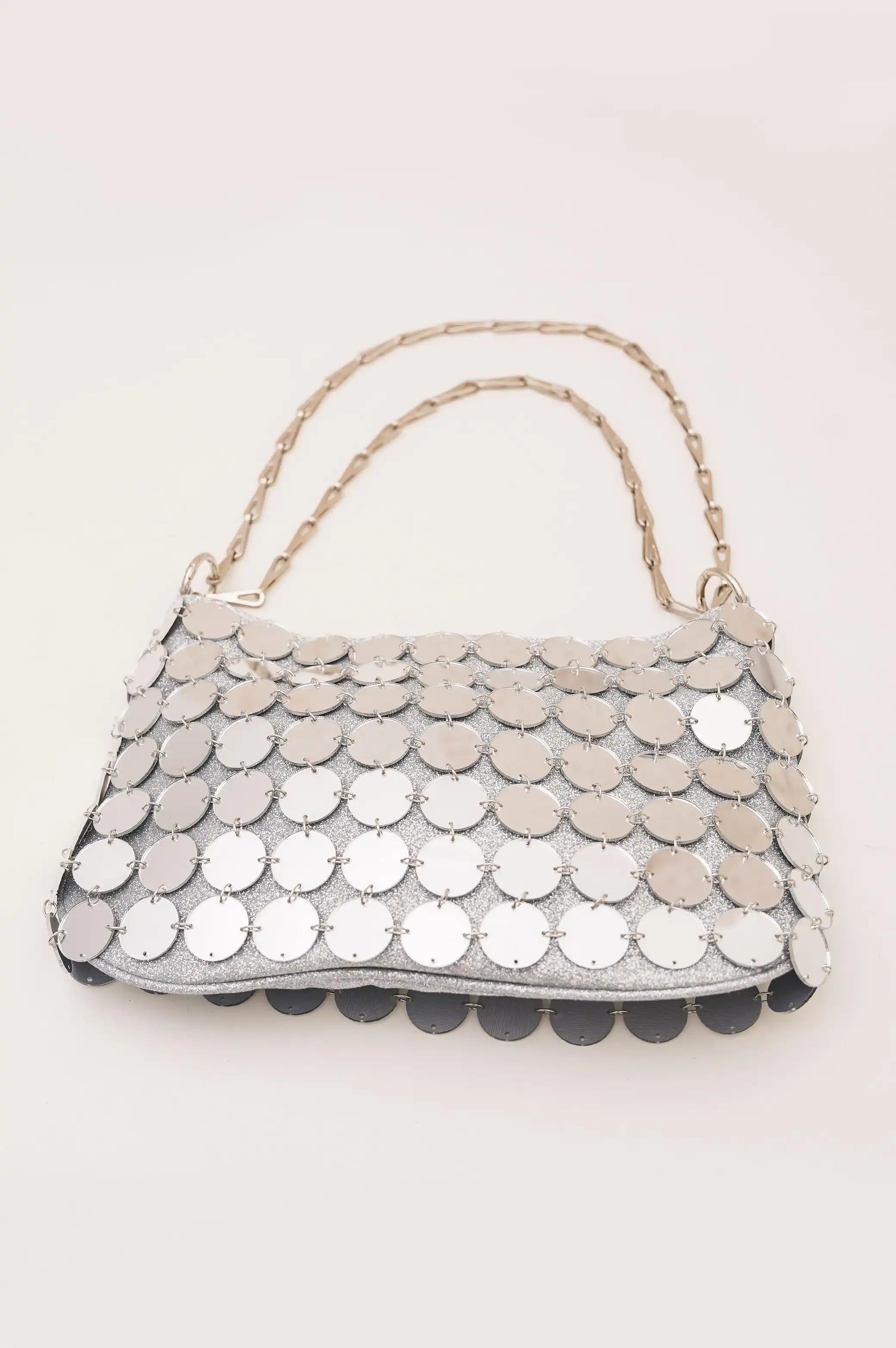 Silver Sequin Purse