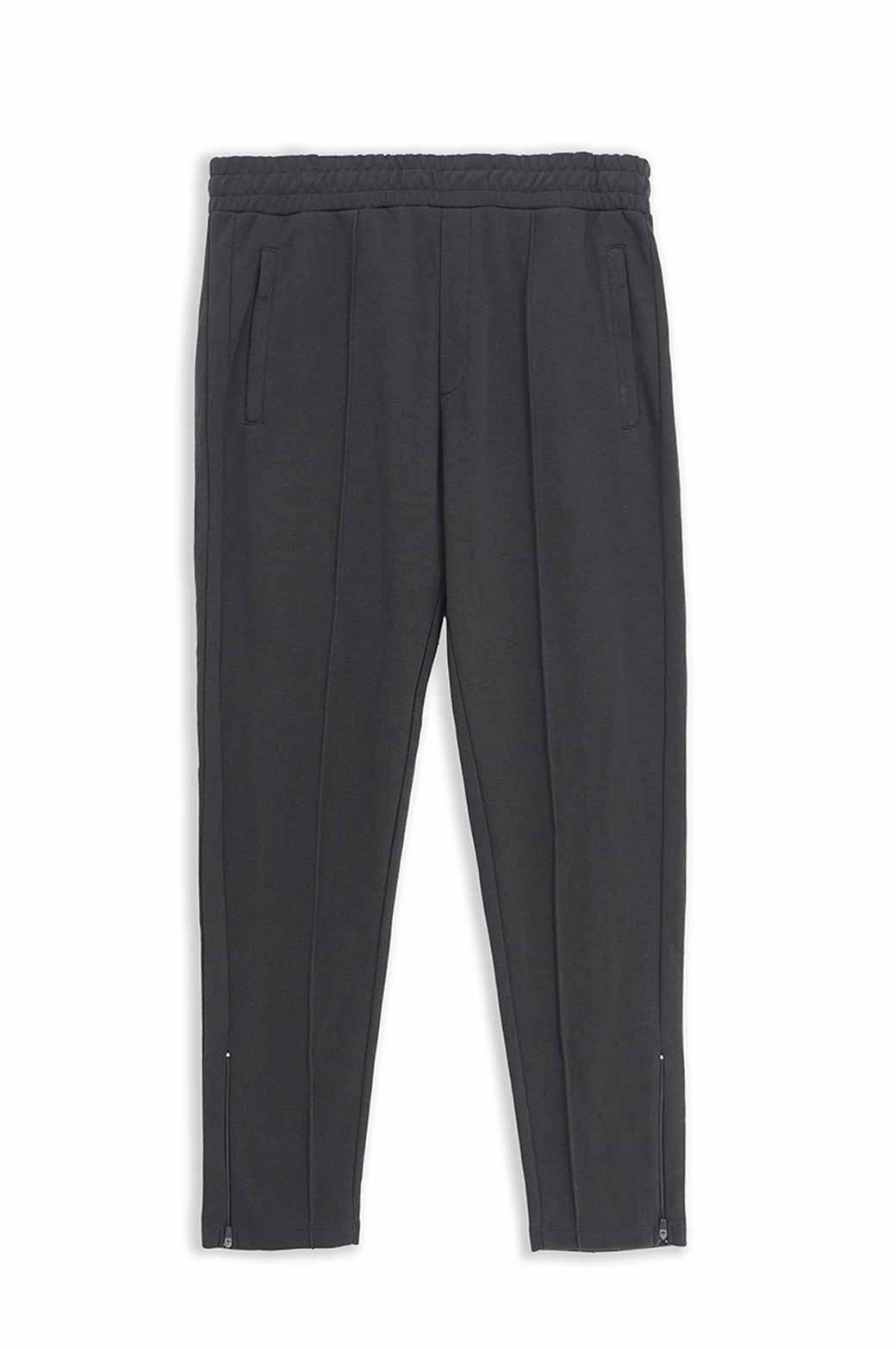 All BLACK TROUSER WITH SIDE PANEL