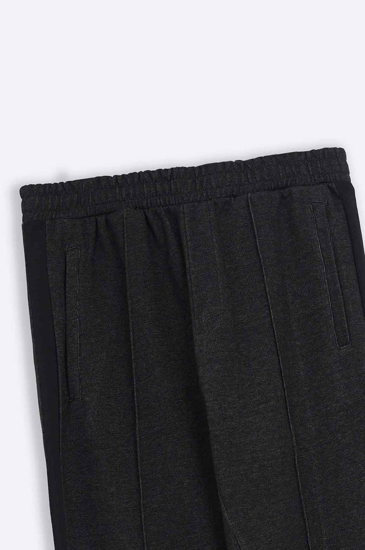 CHARCOAL TROUSER WITH SIDE PANEL