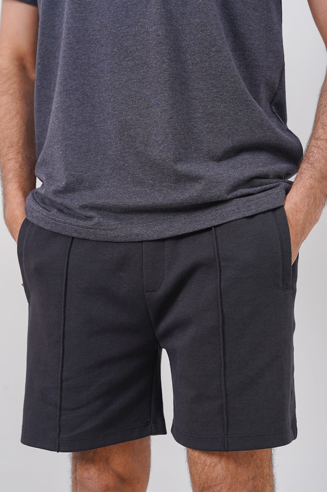 ALL BALCK SHORTS WITH SIDE PANEL