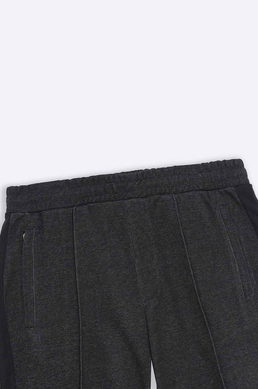 CHARCOAL SHORTS WITH SIDE PANEL