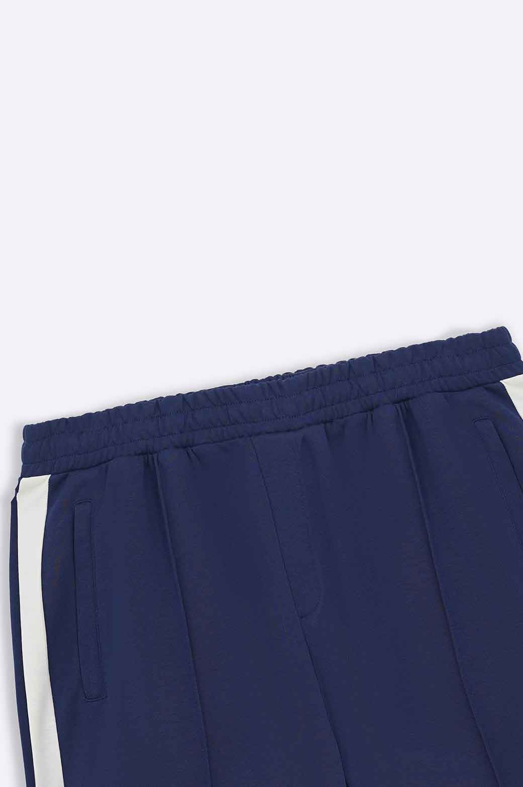 NAVY SHORTS WITH SIDE PANEL