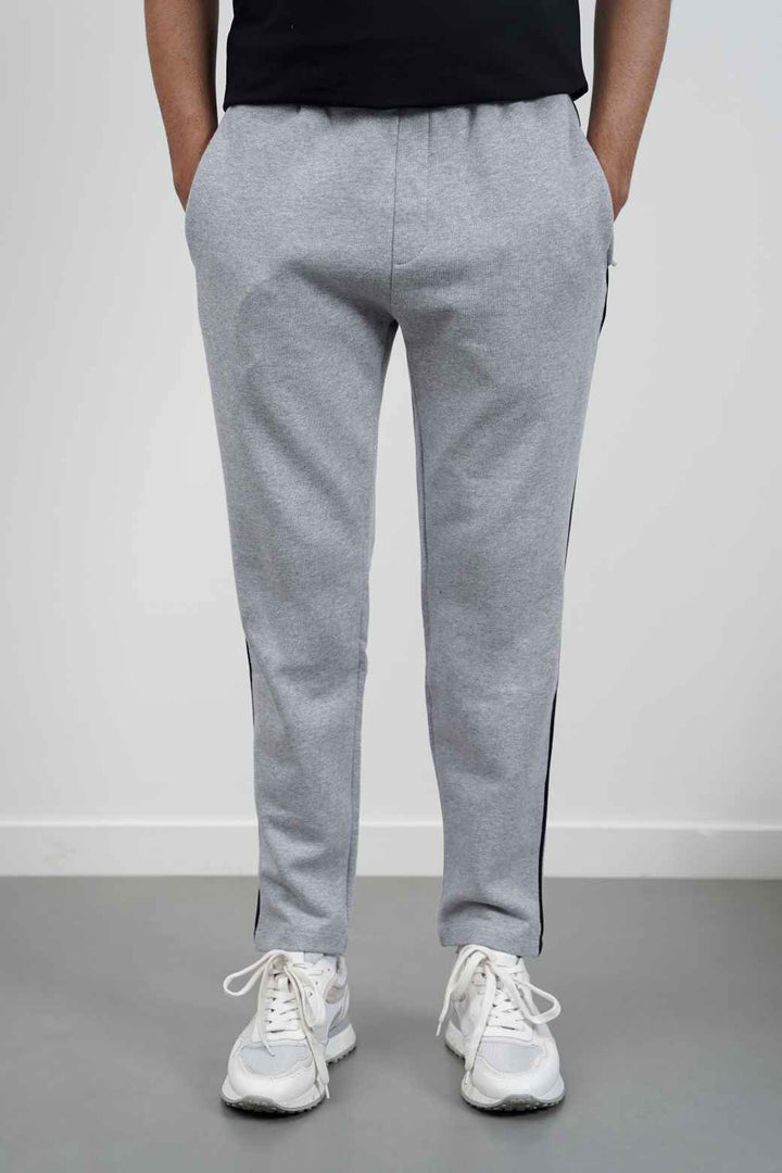 HEATHER GREY TAPERED BOTTOMS