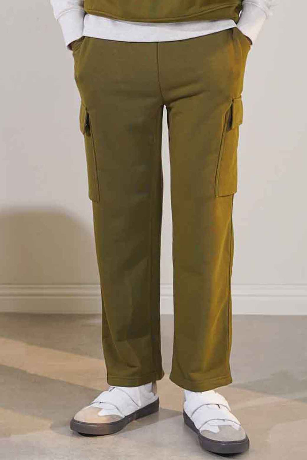 OLIVE CARGO TROUSER