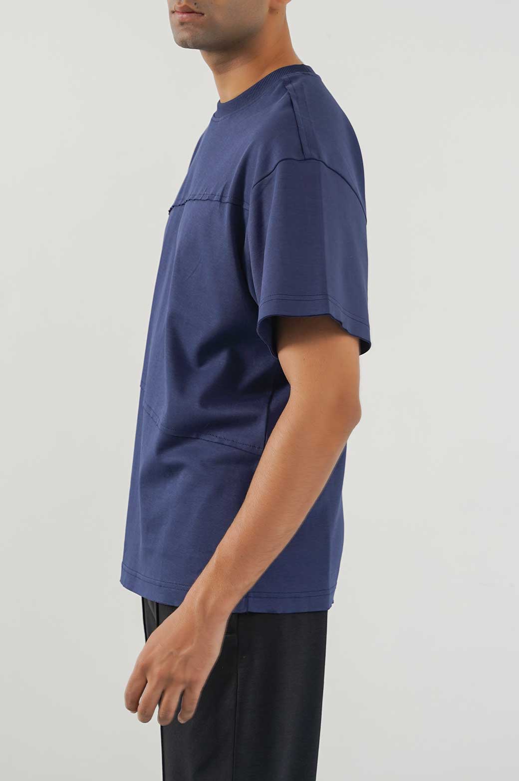 MID NIGHT BLUE OVERSIZED T-SHIRT