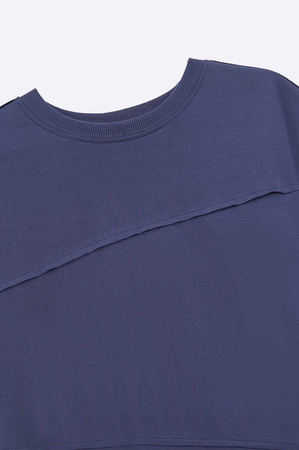 MID NIGHT BLUE OVERSIZED T-SHIRT