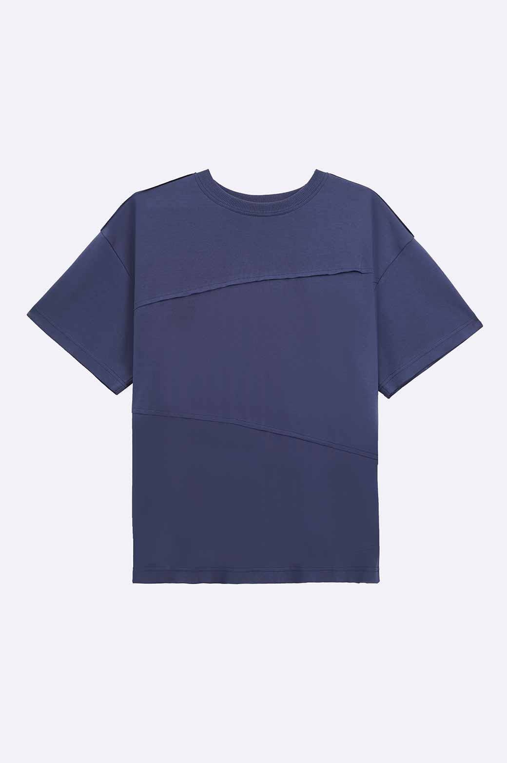 MID NIGHT BLUE OVERSIZED T-SHIRT