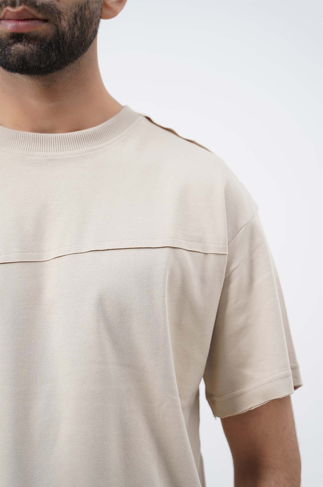 SAND OVERSIZED T-SHIRT