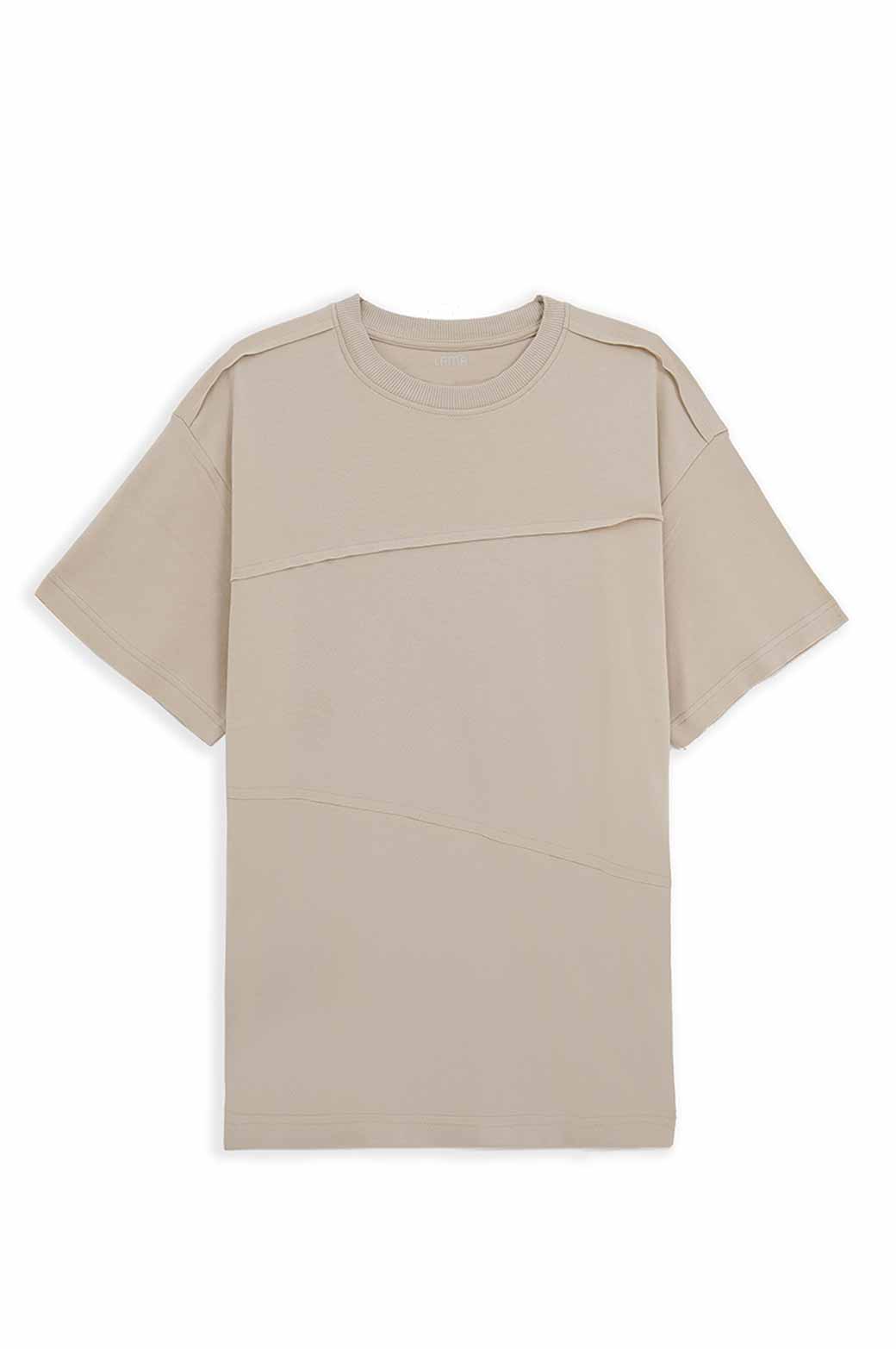 SAND OVERSIZED T-SHIRT