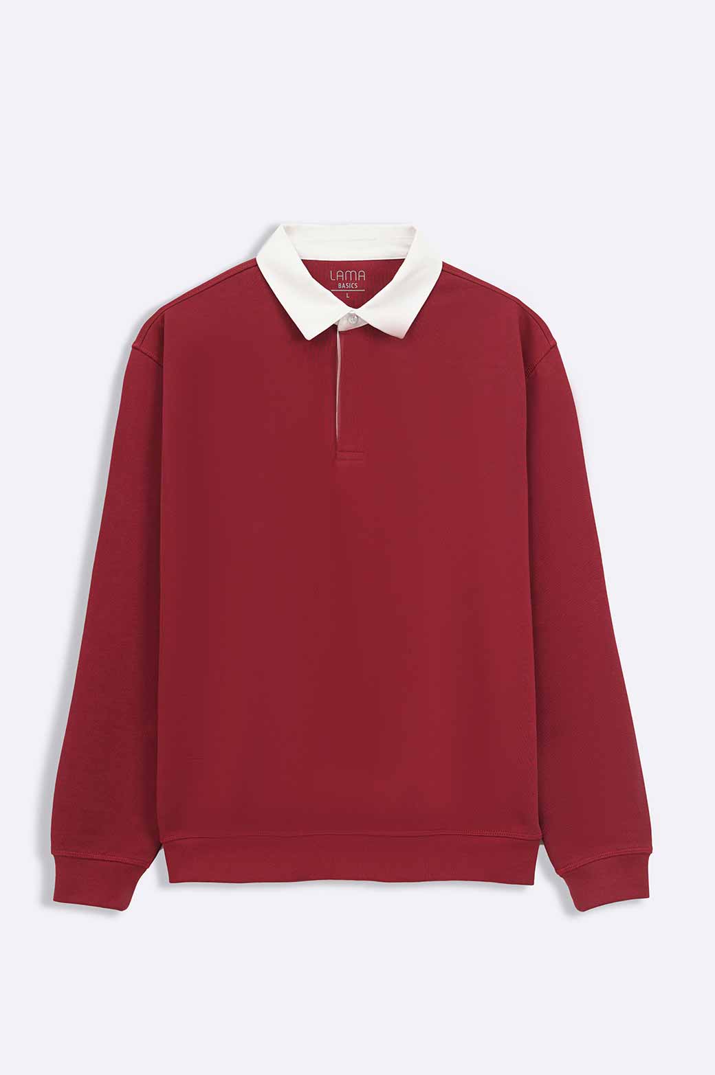 MAROON RUGBY POLO SHIRT