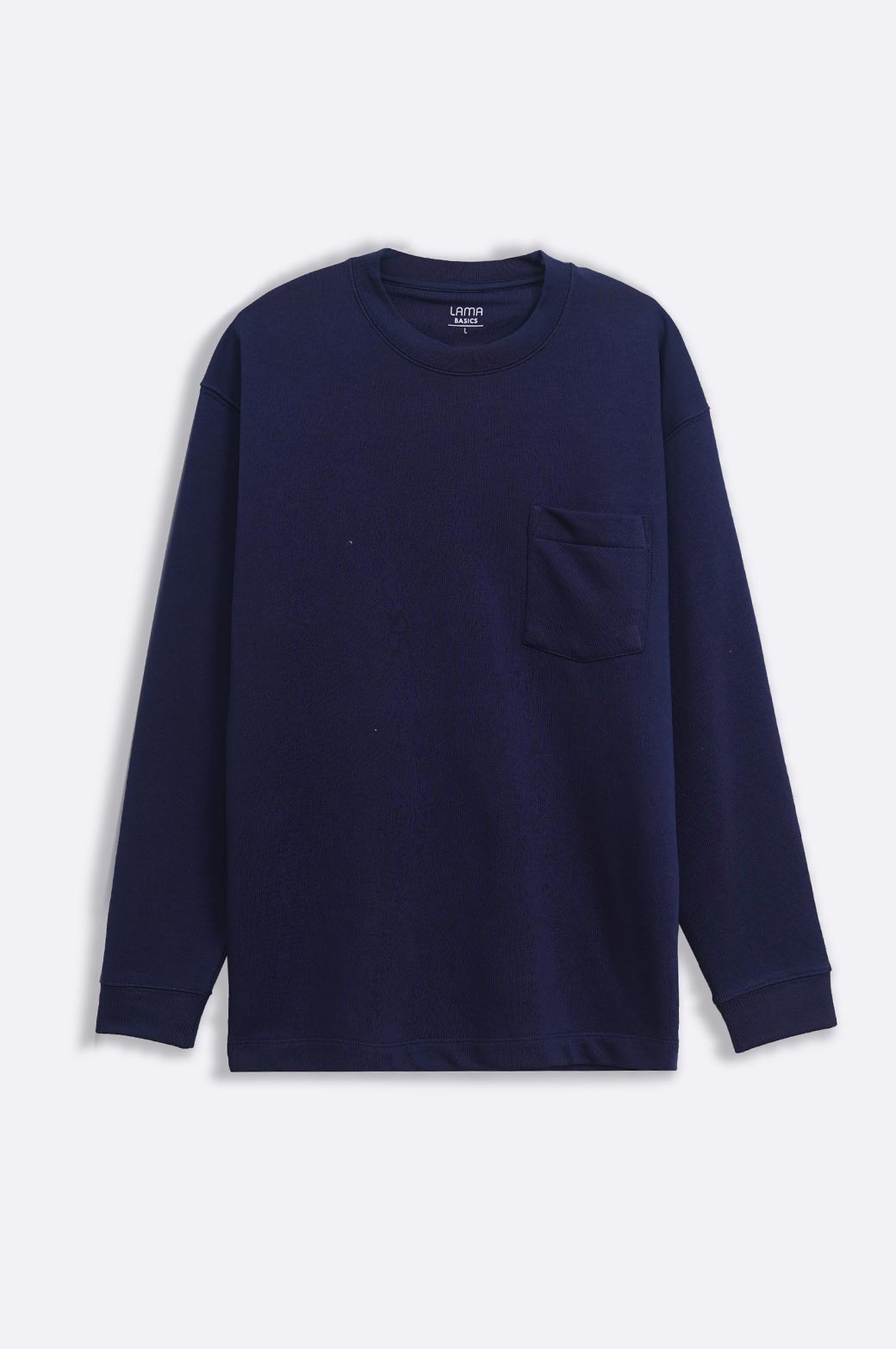MIDNIGHT BLUE CREW WITH POCKET