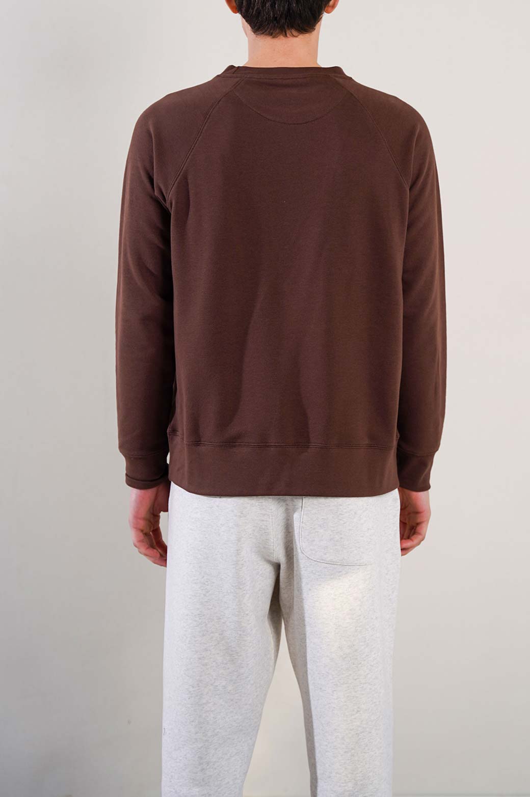 BROWN EVERYDAY RAGLAN SWEATSHIRT