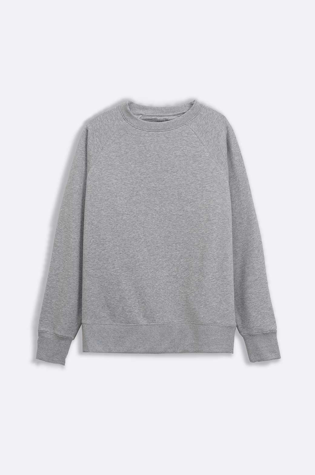 HEATHER GREY EVERYDAY RAGLAN SWEATSHIRT