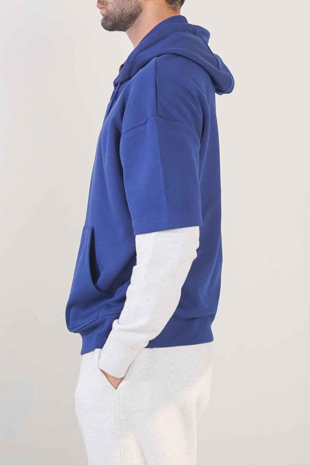 MIDNIGHT BLUE SOFT CASUAL HOODIE