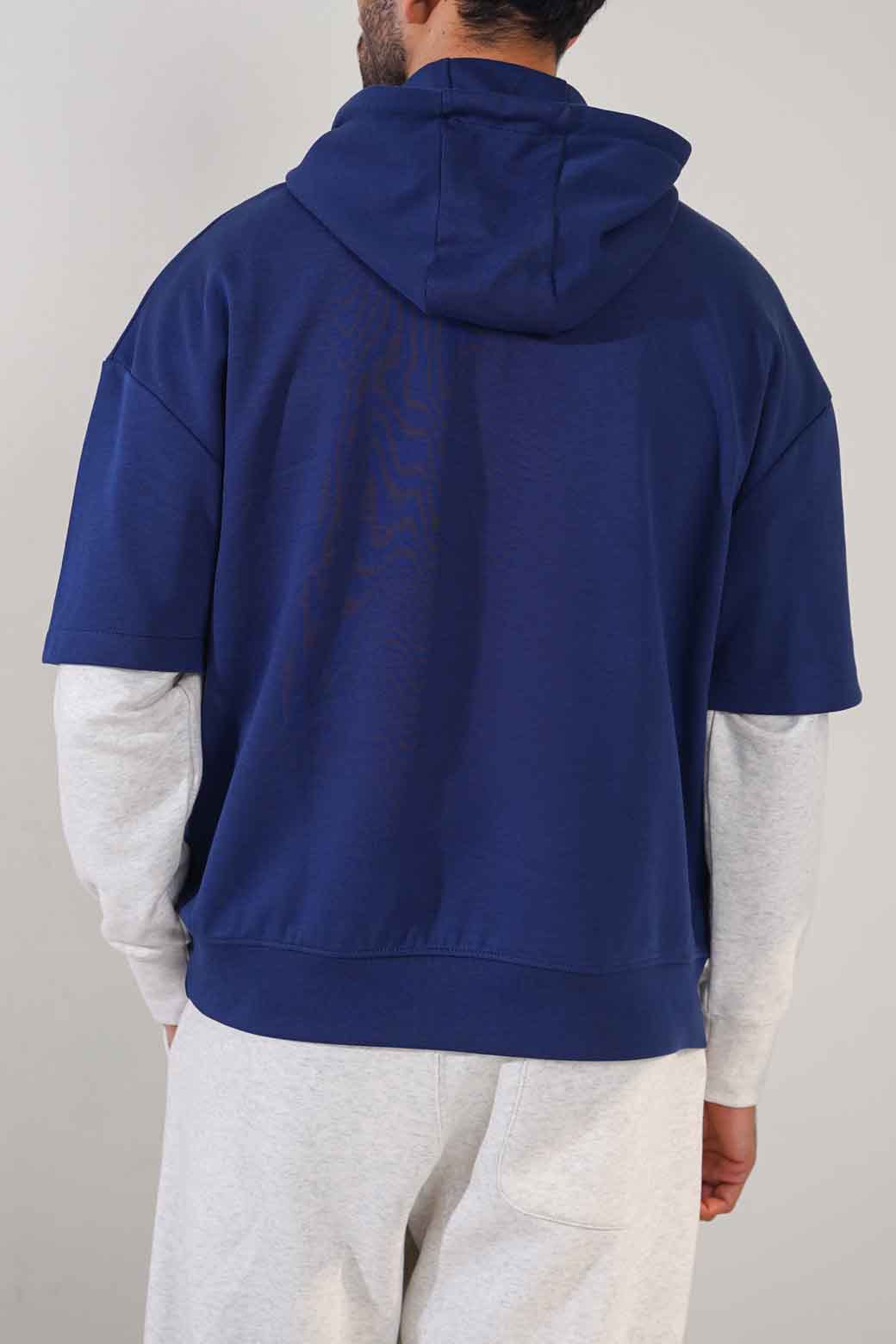 MIDNIGHT BLUE SOFT CASUAL HOODIE