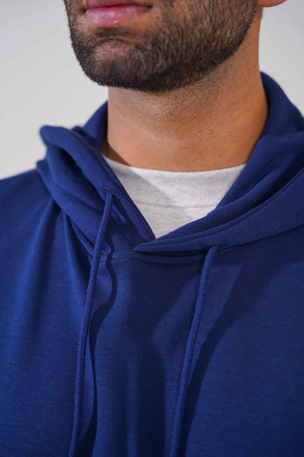 MIDNIGHT BLUE SOFT CASUAL HOODIE
