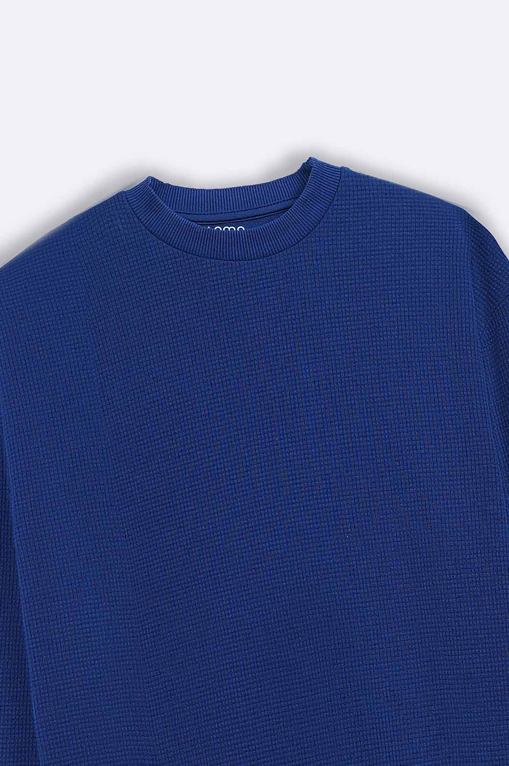 MIDNIGHT BLUE EVERYDAY WAFFLE SWEATSHIRT