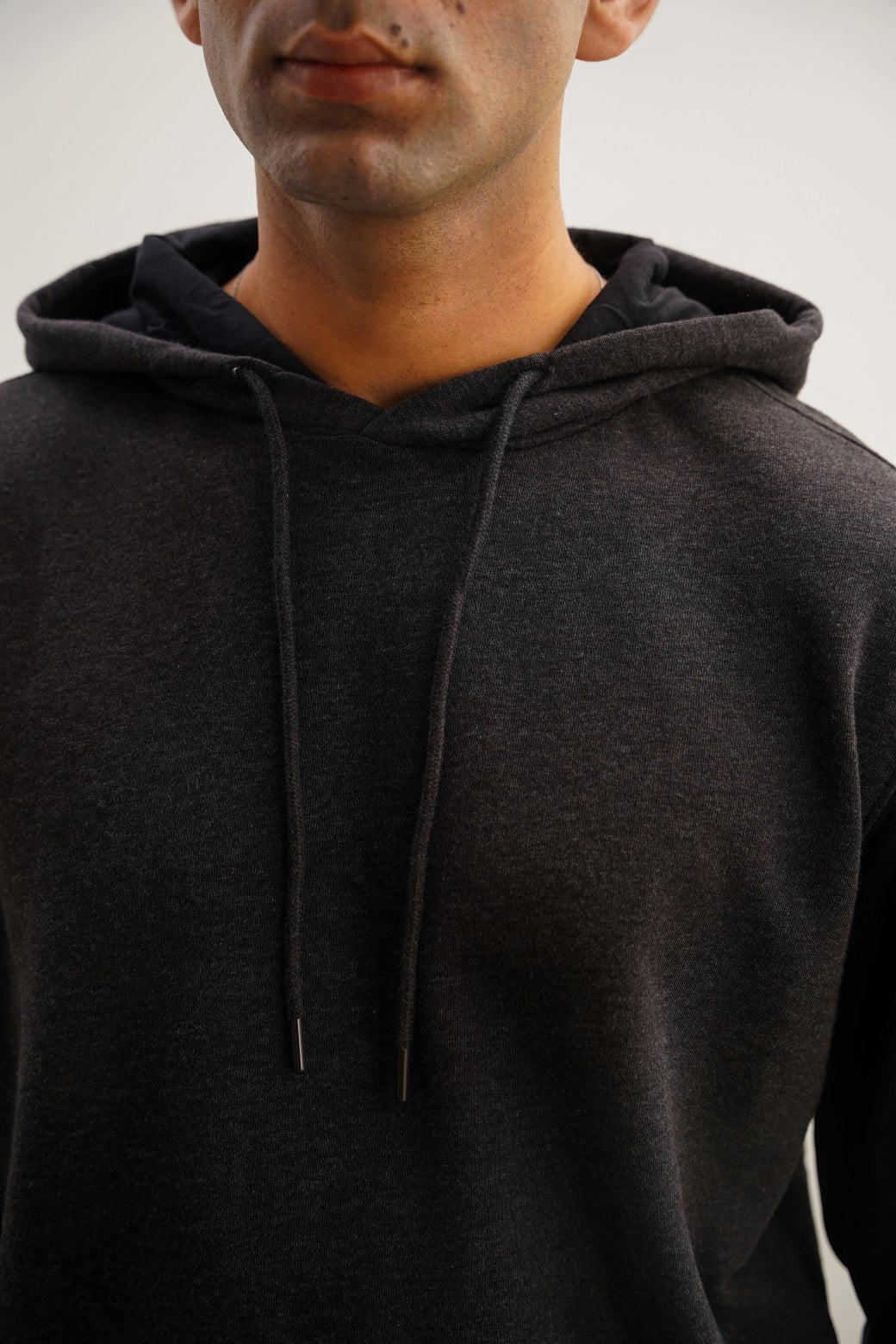 CHARCOAL CONTRAST HOODIE