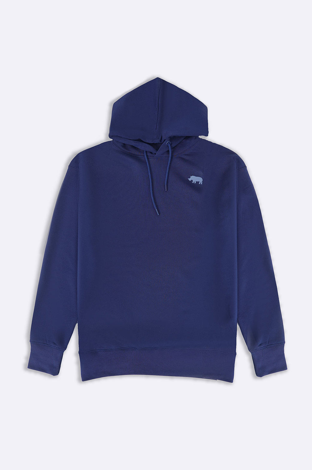 MIDNIGHT BLUE EMBLEM PRINTED HOODIE