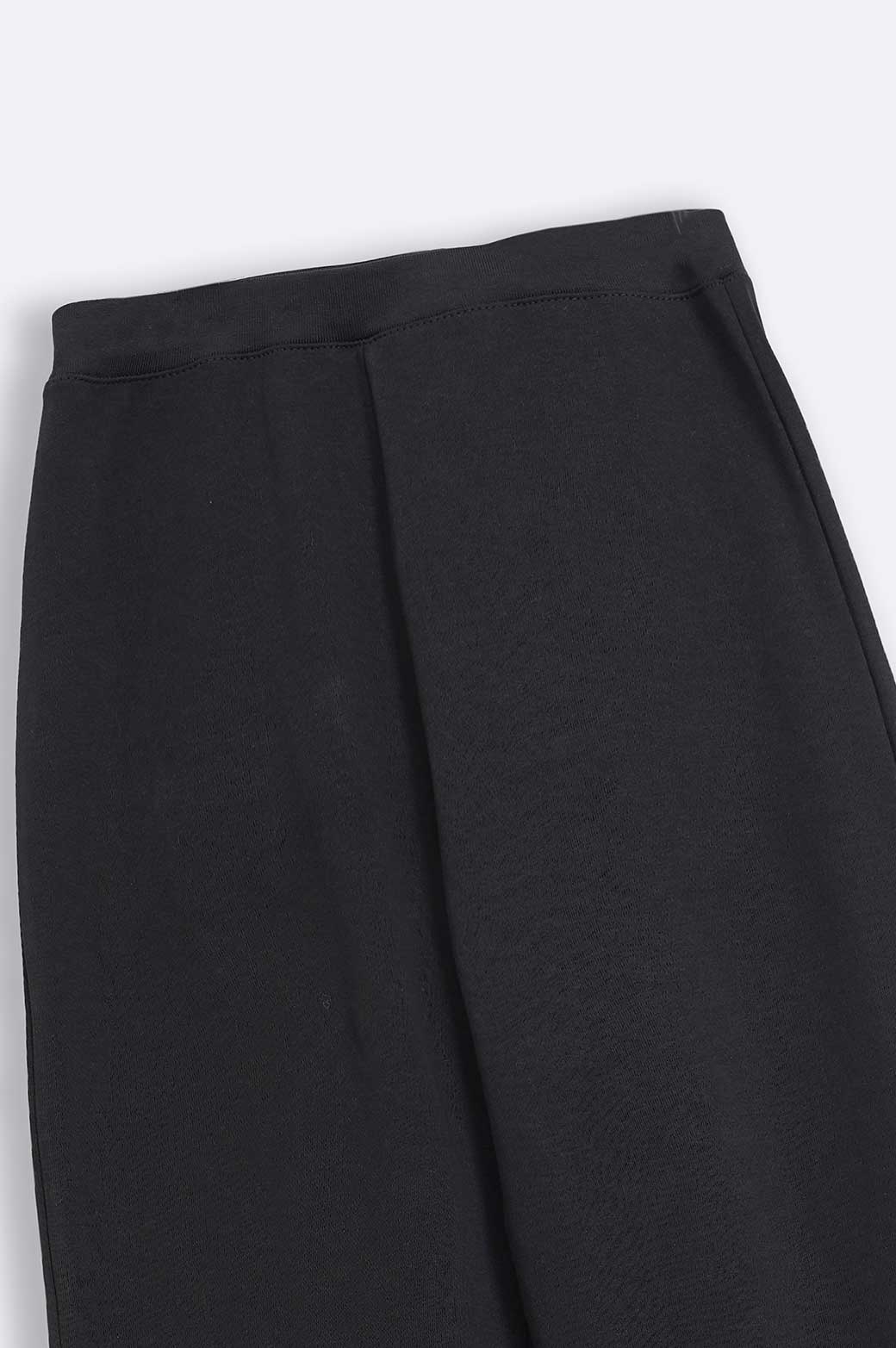 BLACK WIDE LEG TROUSER