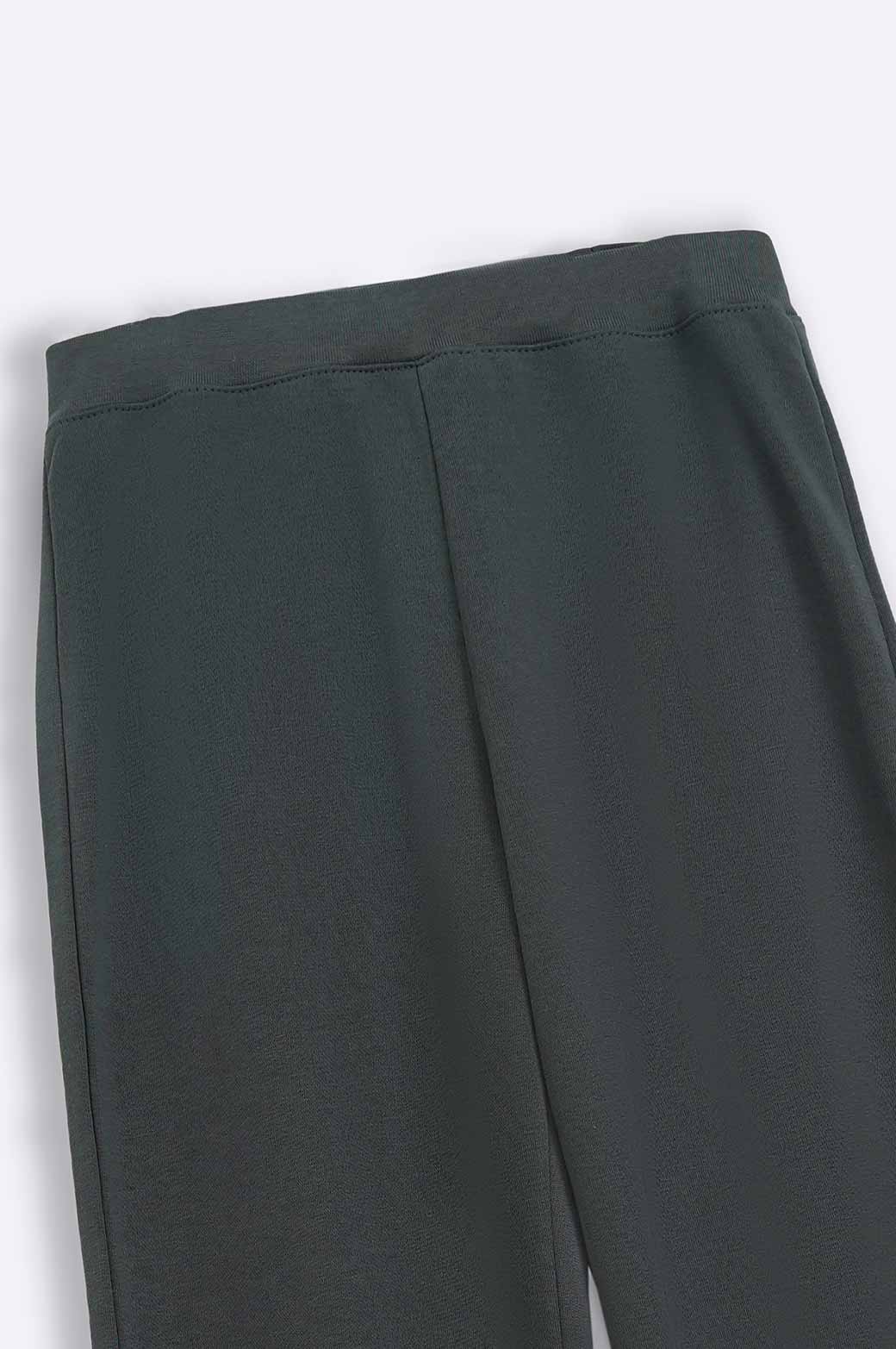 BLACK WIDE LEG TROUSER