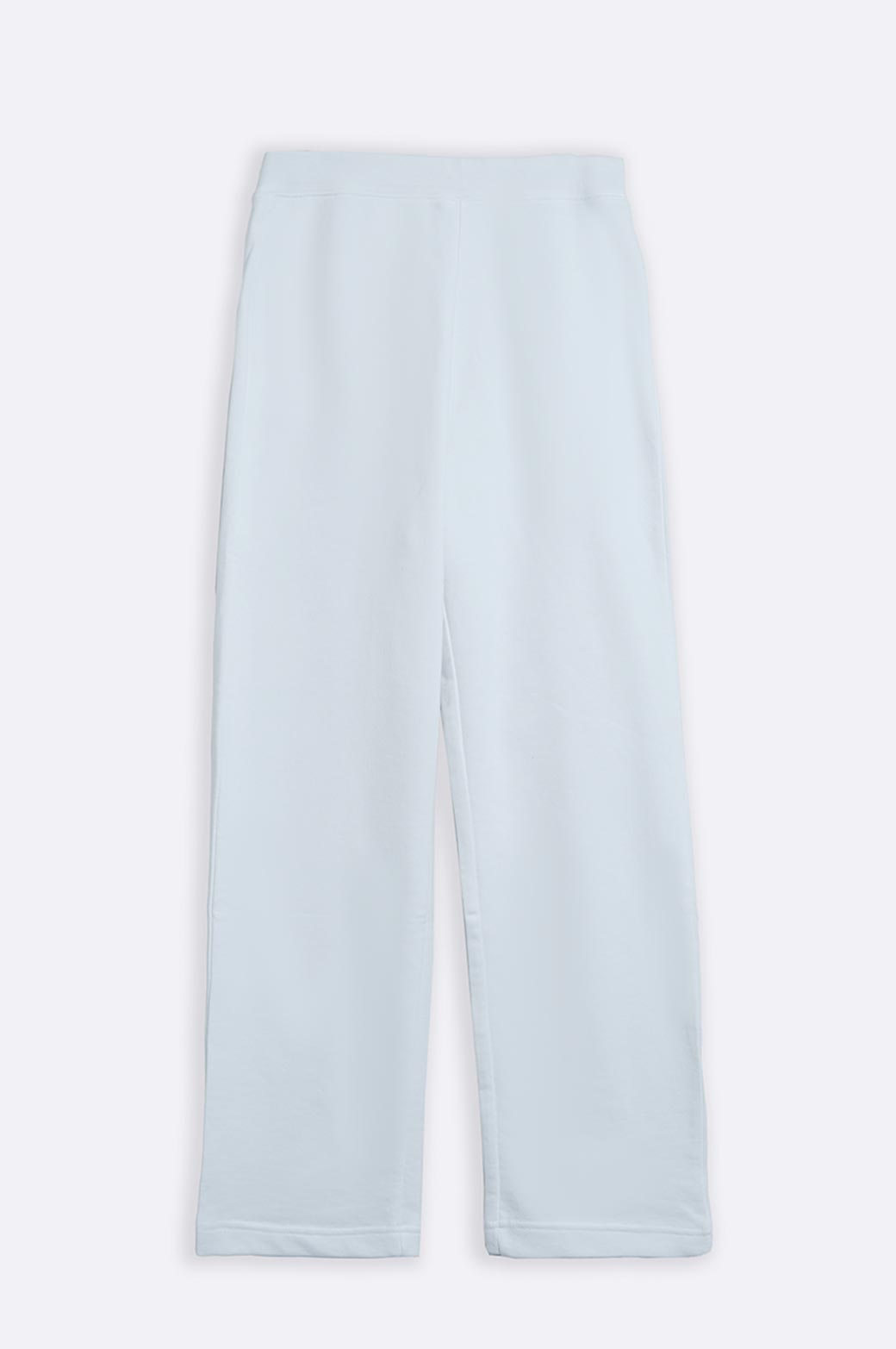 WHITE WIDE LEG TROUSER