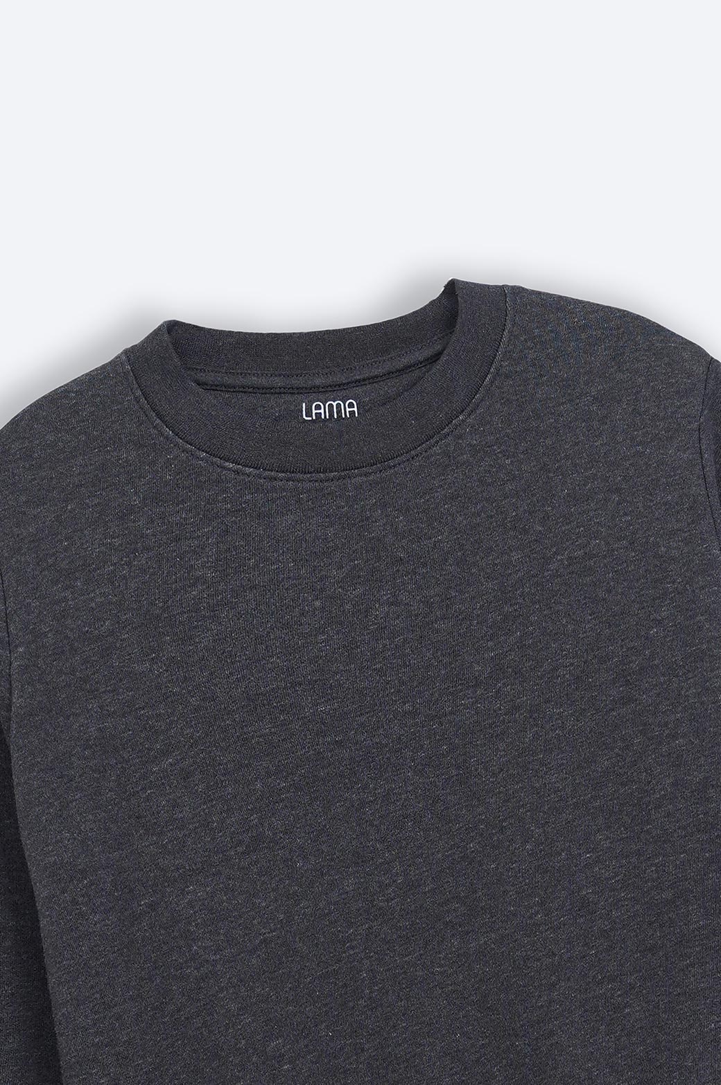 CHARCOAL BASIC SWEATSHIRT