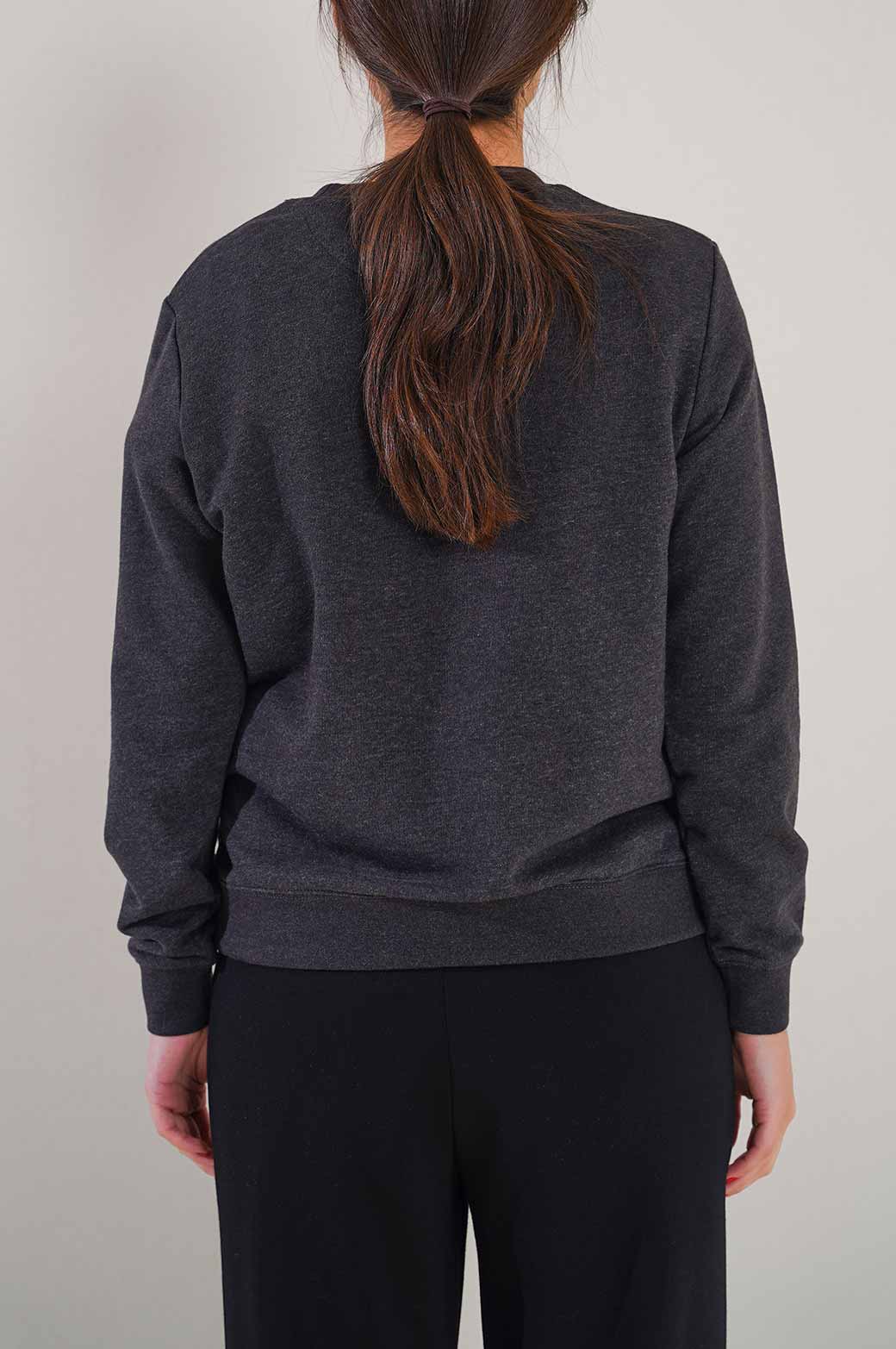 CHARCOAL BASIC SWEATSHIRT