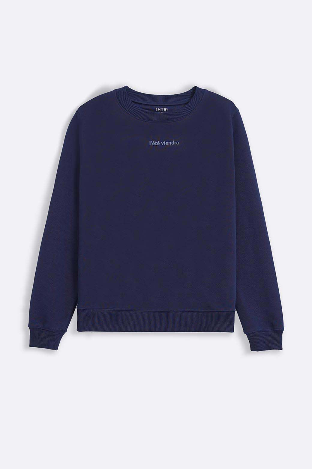 MID NIGHT BLUE CASUAL SWEATSHIRT