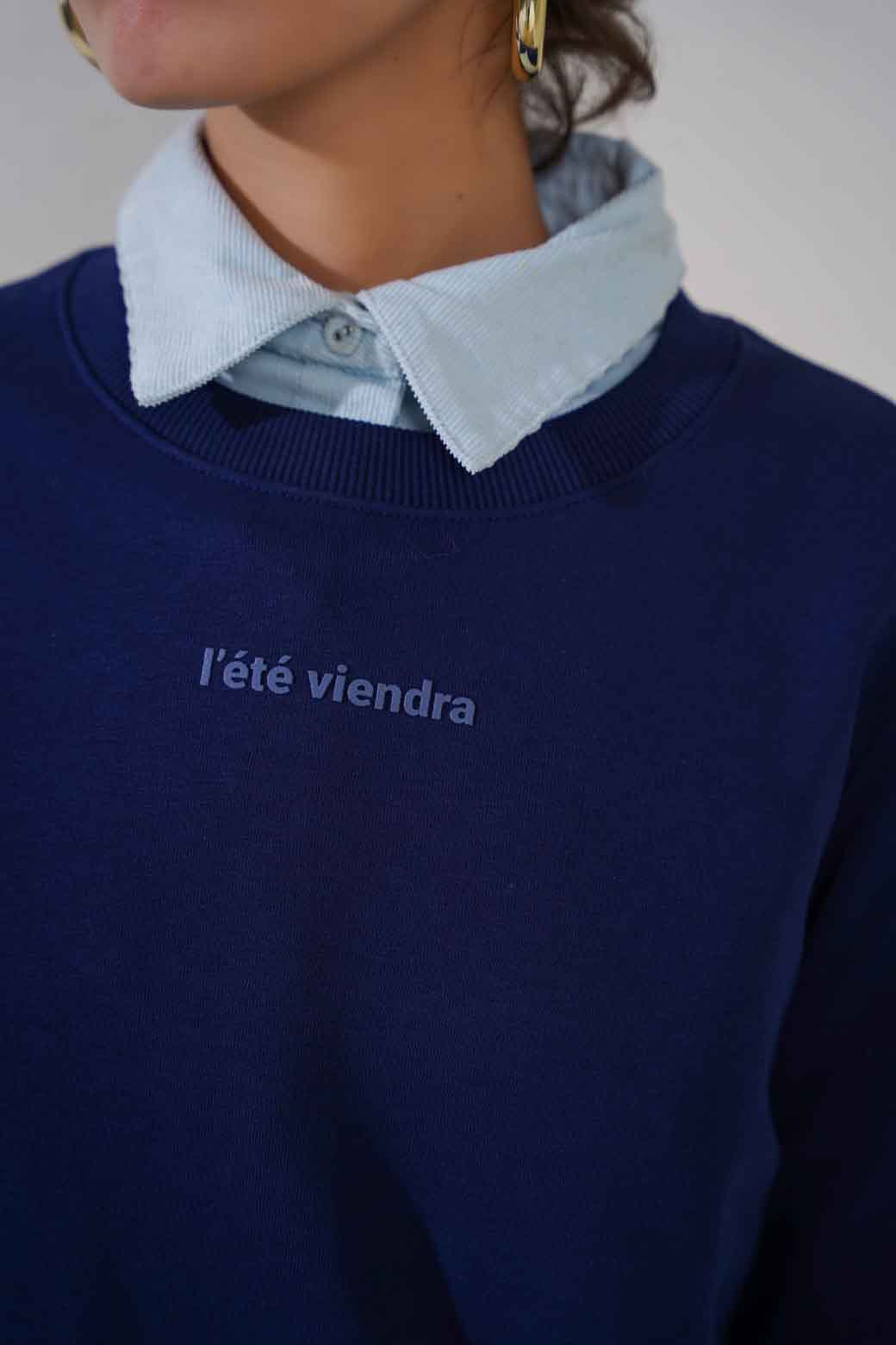 MID NIGHT BLUE CASUAL SWEATSHIRT