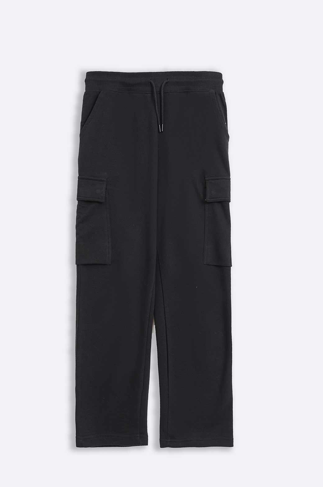 Black Cargo Trousers