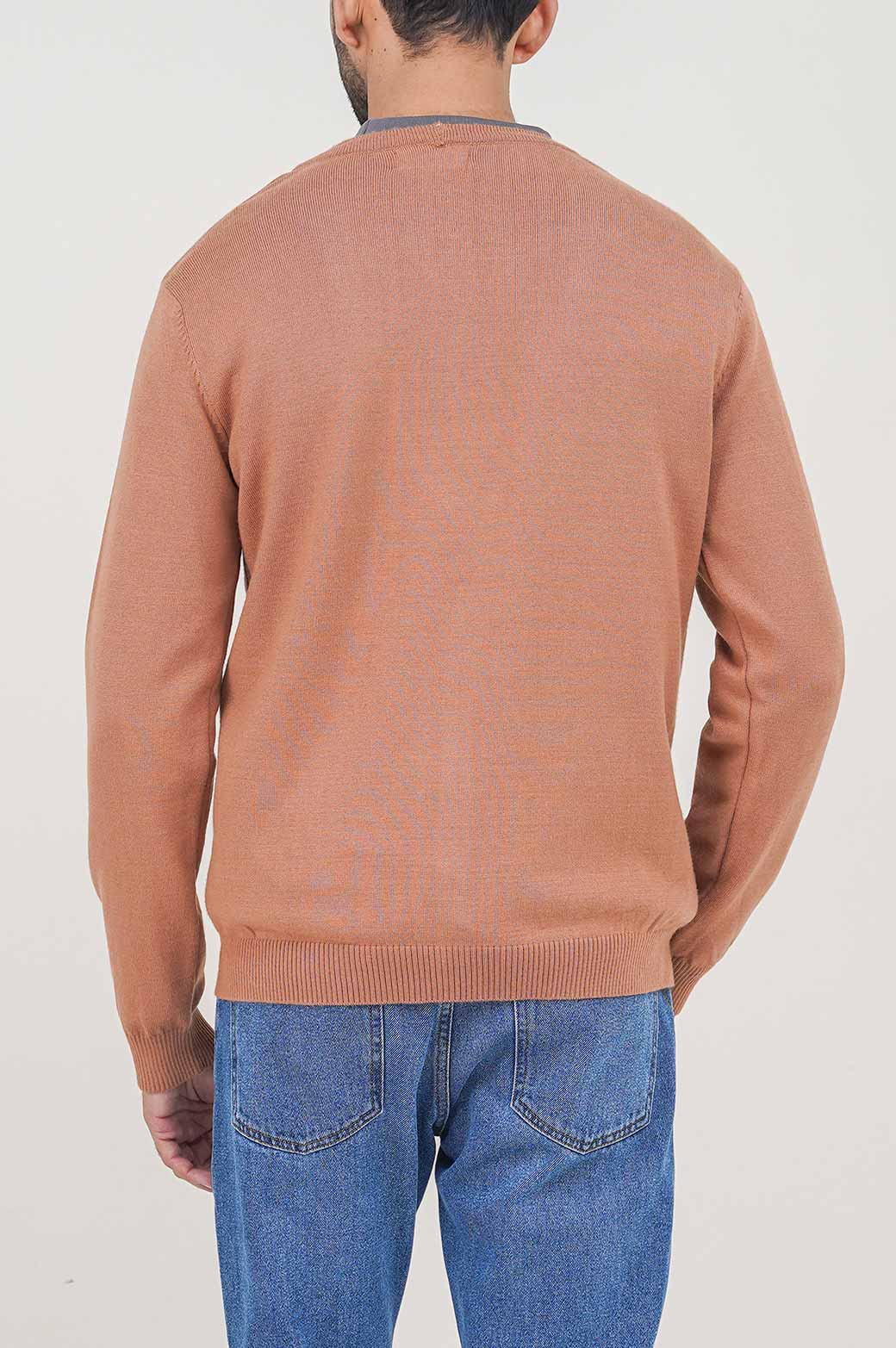 LIGHT BROWN BASIC CARDIGAN