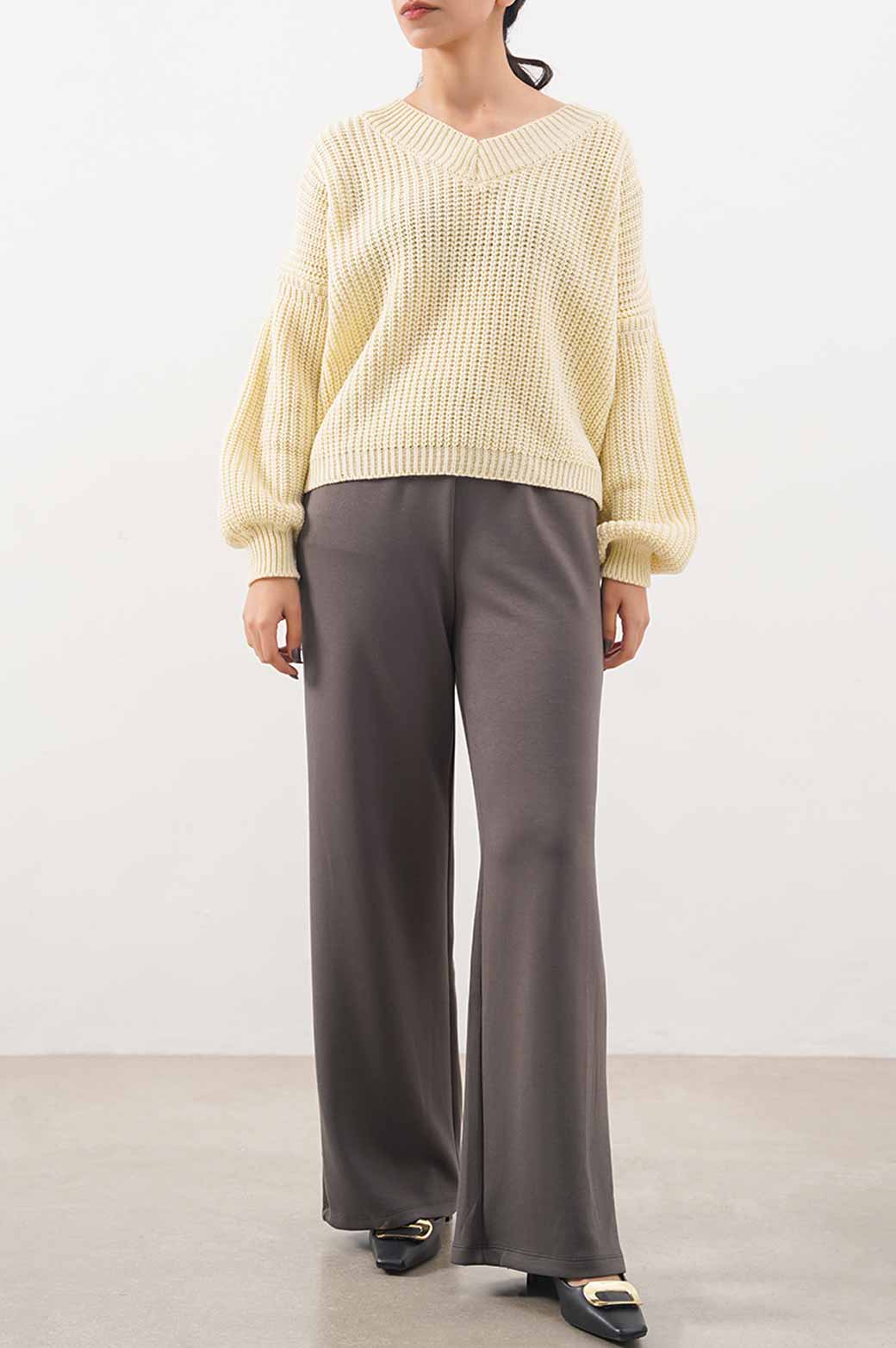 OFF WHITE BASIC CRICKET JUMPER