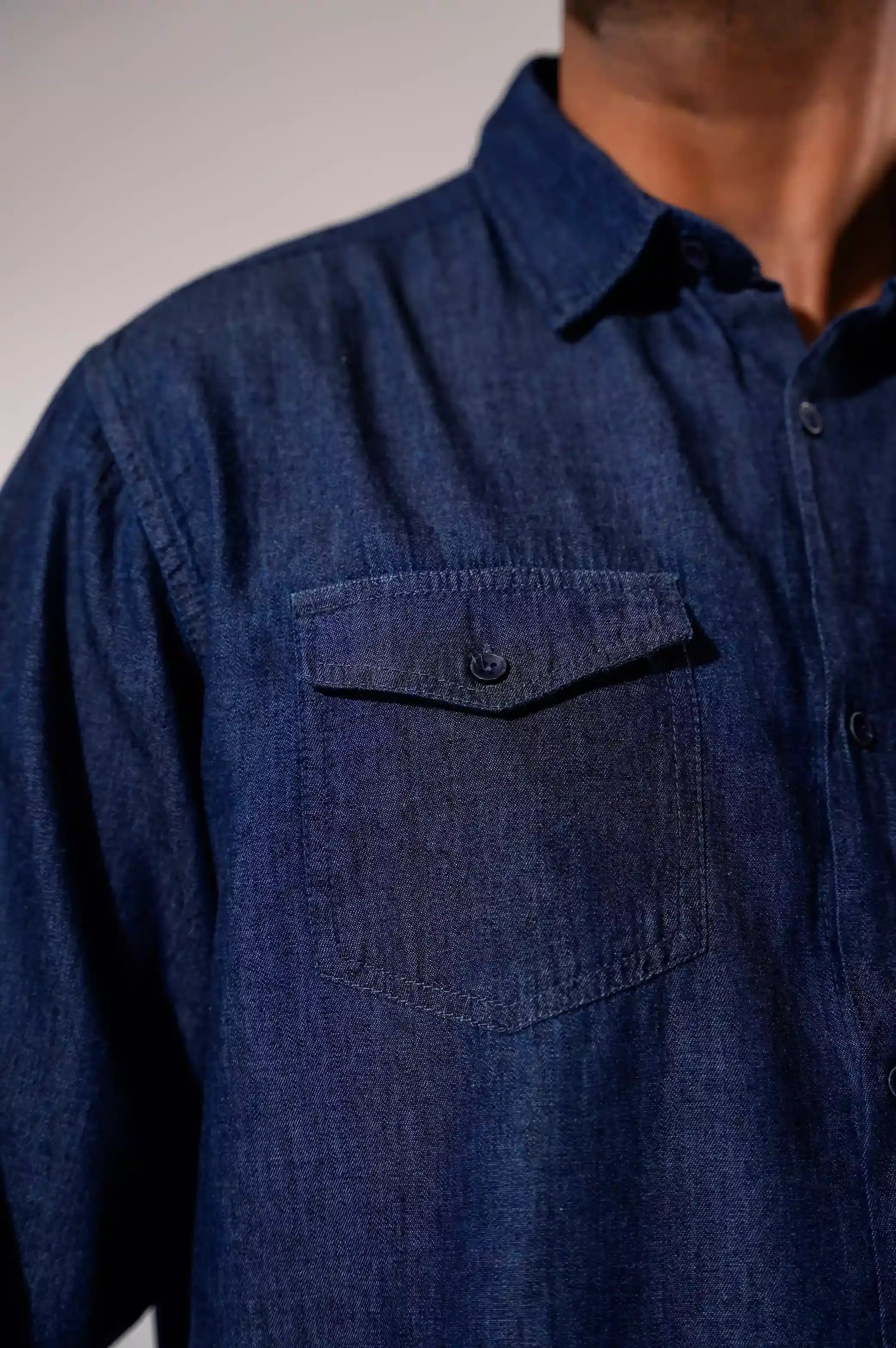 BLUE BUTTON DOWN SHIRT