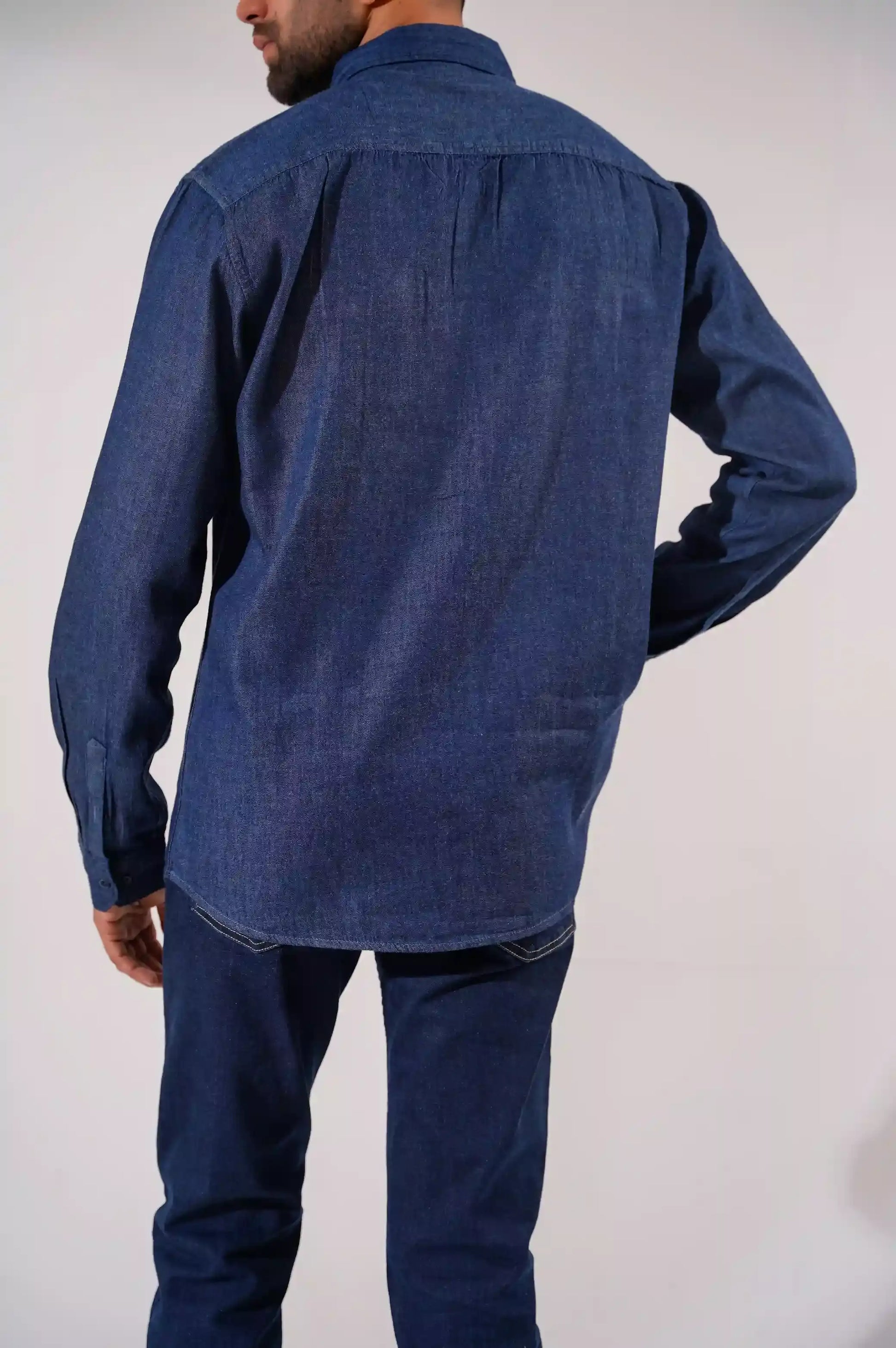 BLUE BUTTON DOWN SHIRT