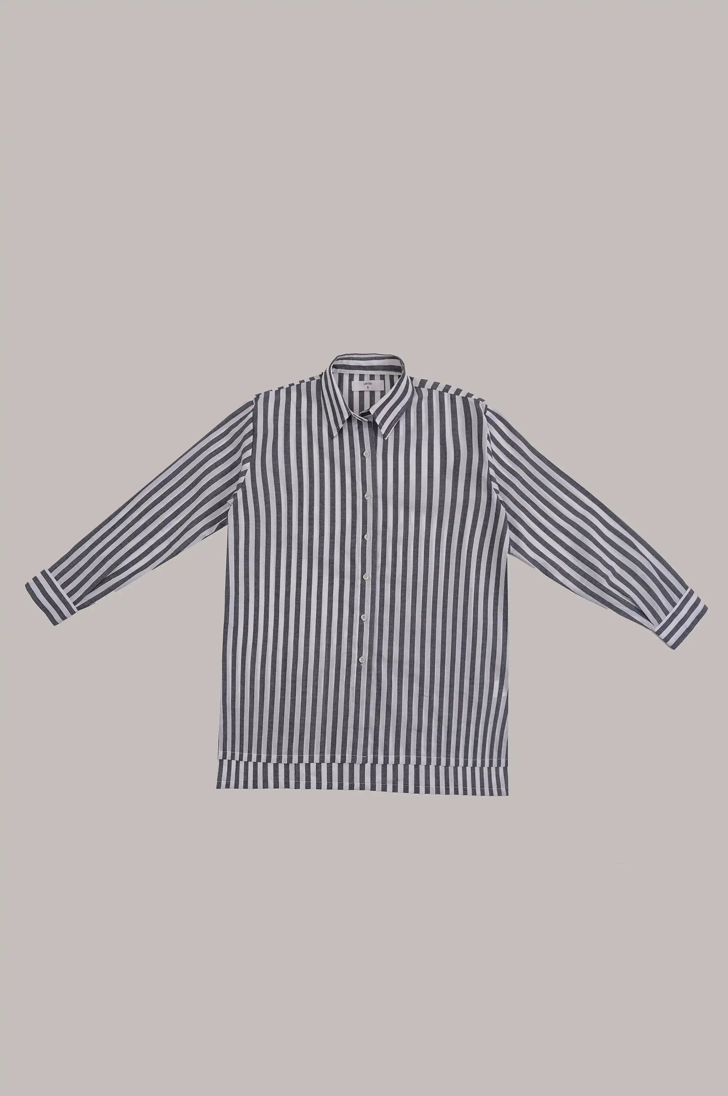 Black Stripes Button Down Shirt